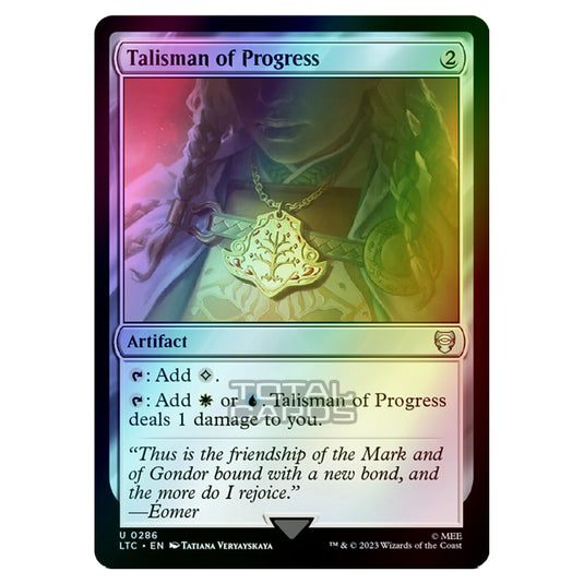 Magic The Gathering - The Lord of the Rings - Tales of Middle-Earth - Commander - Talisman of Progress - 0286 (Foil)