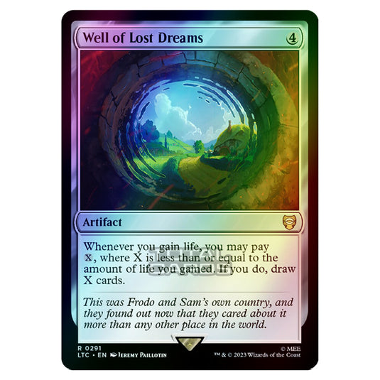 Magic The Gathering - The Lord of the Rings - Tales of Middle-Earth - Commander - Well of Lost Dreams - 0291 (Foil)