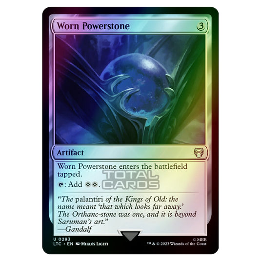 Magic The Gathering - The Lord of the Rings - Tales of Middle-Earth - Commander - Worn Powerstone - 0293 (Foil)