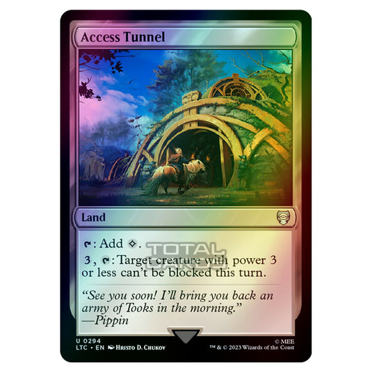 Magic The Gathering - The Lord of the Rings - Tales of Middle-Earth - Commander - Access Tunnel - 0294 (Foil)