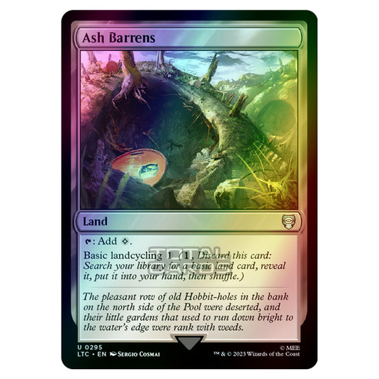 Magic The Gathering - The Lord of the Rings - Tales of Middle-Earth - Commander - Ash Barrens - 0295 (Foil)