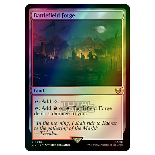 Magic The Gathering - The Lord of the Rings - Tales of Middle-Earth - Commander - Battlefield Forge - 0296 (Foil)