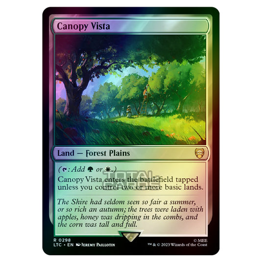 Magic The Gathering - The Lord of the Rings - Tales of Middle-Earth - Commander - Canopy Vista - 0298 (Foil)