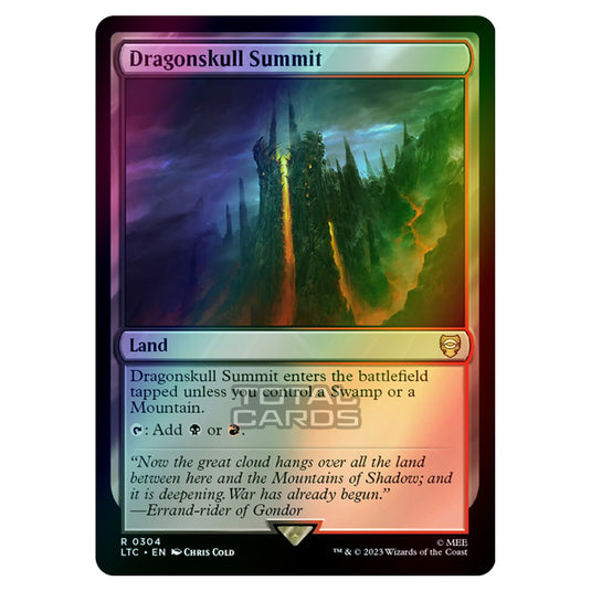 Magic The Gathering - The Lord of the Rings - Tales of Middle-Earth - Commander - Dragonskull Summit - 0304 (Foil)