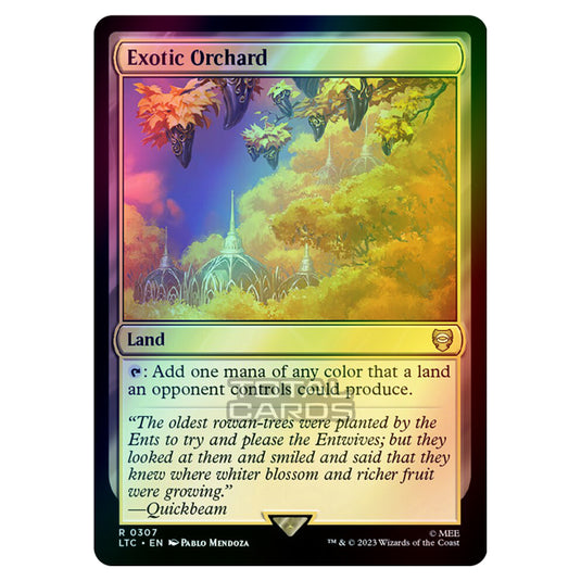 Magic The Gathering - The Lord of the Rings - Tales of Middle-Earth - Commander - Exotic Orchard - 0307 (Foil)