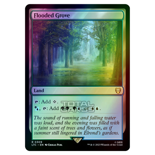 Magic The Gathering - The Lord of the Rings - Tales of Middle-Earth - Commander - Flooded Grove - 0309 (Foil)