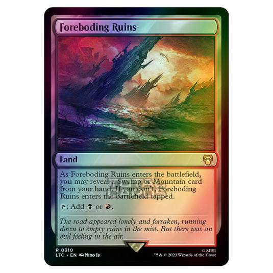 Magic The Gathering - The Lord of the Rings - Tales of Middle-Earth - Commander - Foreboding Ruins - 0310 (Foil)