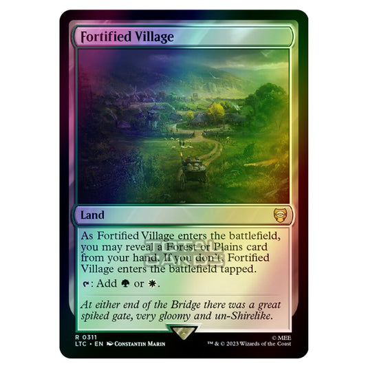 Magic The Gathering - The Lord of the Rings - Tales of Middle-Earth - Commander - Fortified Village - 0311 (Foil)