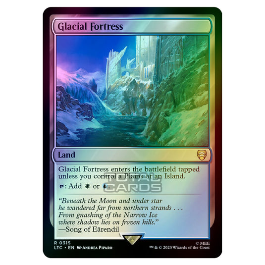 Magic The Gathering - The Lord of the Rings - Tales of Middle-Earth - Commander - Glacial Fortress - 0315 (Foil)