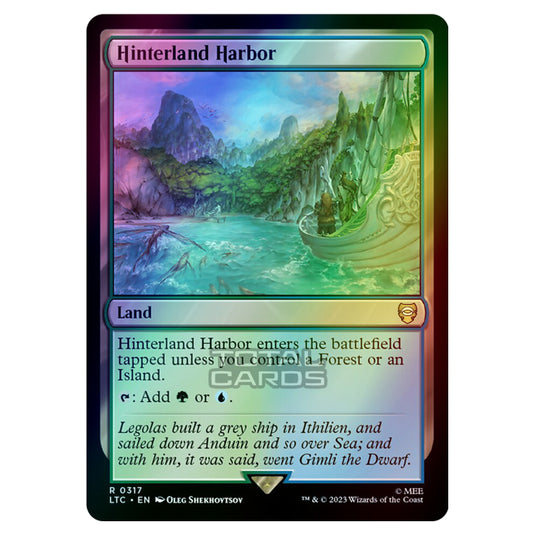 Magic The Gathering - The Lord of the Rings - Tales of Middle-Earth - Commander - Hinterland Harbor - 0317 (Foil)