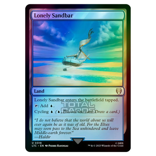 Magic The Gathering - The Lord of the Rings - Tales of Middle-Earth - Commander - Lonely Sandbar - 0319 (Foil)