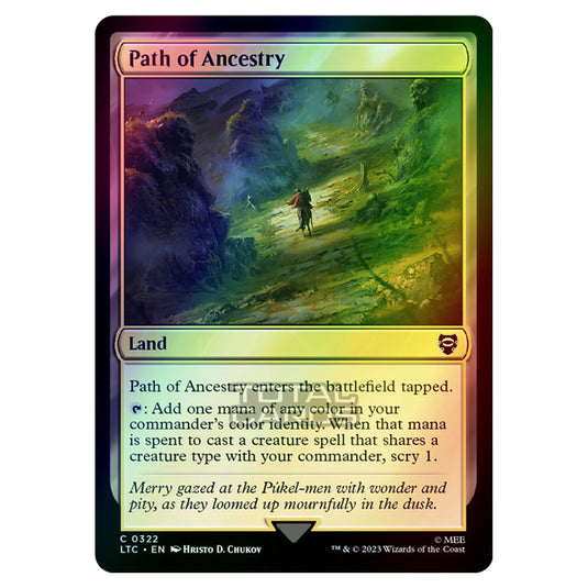 Magic The Gathering - The Lord of the Rings - Tales of Middle-Earth - Commander - Path of Ancestry - 0322 (Foil)