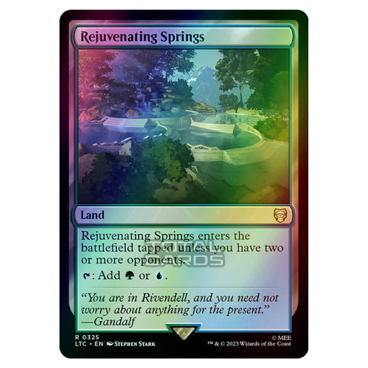 Magic The Gathering - The Lord of the Rings - Tales of Middle-Earth - Commander - Rejuvenating Springs - 0325 (Foil)