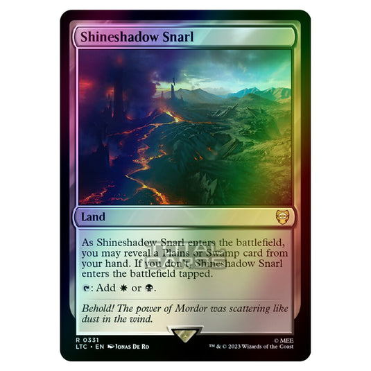 Magic The Gathering - The Lord of the Rings - Tales of Middle-Earth - Commander - Shineshadow Snarl - 0331 (Foil)