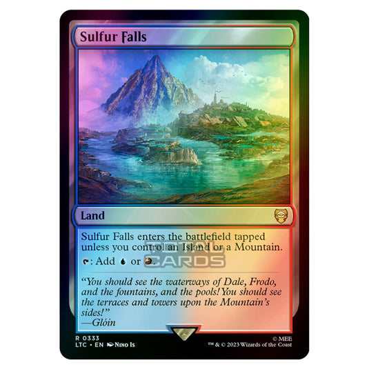 Magic The Gathering - The Lord of the Rings - Tales of Middle-Earth - Commander - Sulfur Falls - 0333 (Foil)