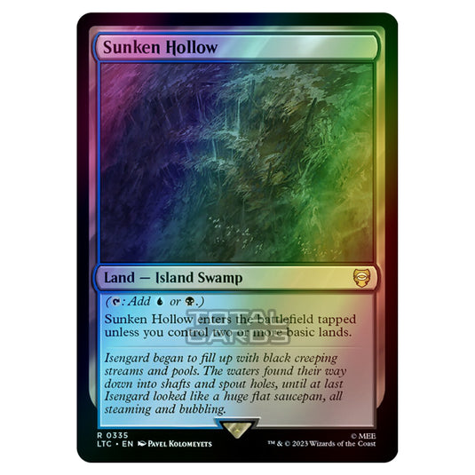 Magic The Gathering - The Lord of the Rings - Tales of Middle-Earth - Commander - Sunken Hollow - 0335 (Foil)