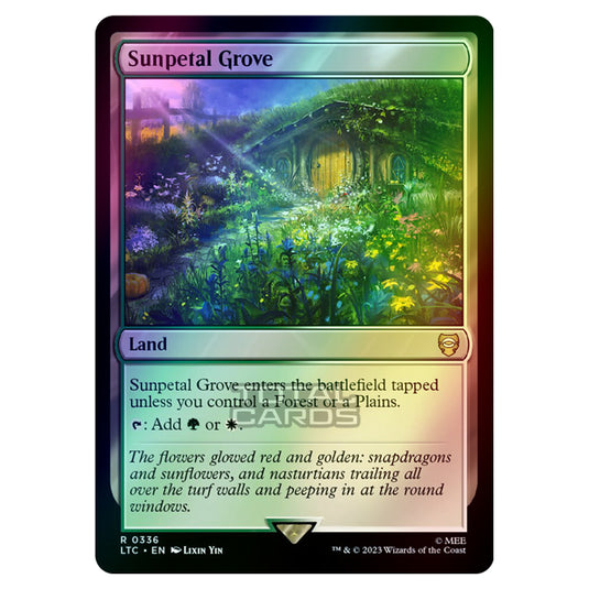 Magic The Gathering - The Lord of the Rings - Tales of Middle-Earth - Commander - Sunpetal Grove - 0336 (Foil)