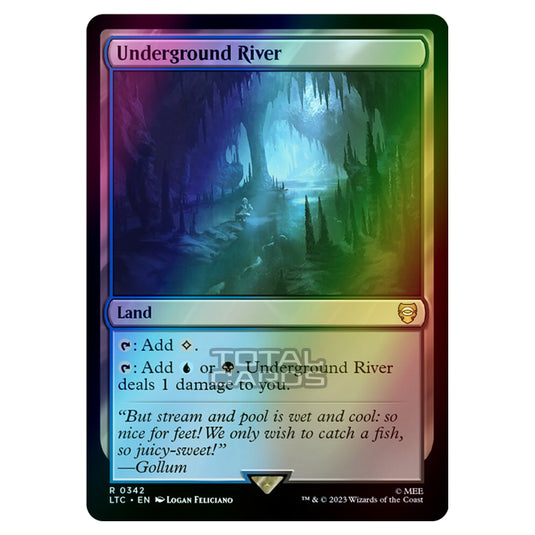 Magic The Gathering - The Lord of the Rings - Tales of Middle-Earth - Commander - Underground River - 0342 (Foil)