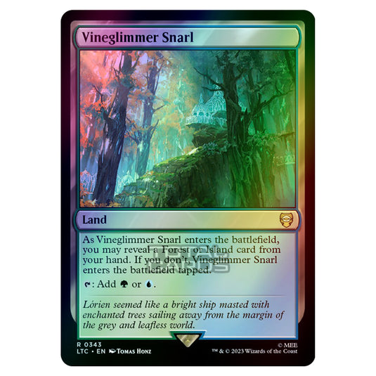 Magic The Gathering - The Lord of the Rings - Tales of Middle-Earth - Commander - Vineglimmer Snarl - 0343 (Foil)