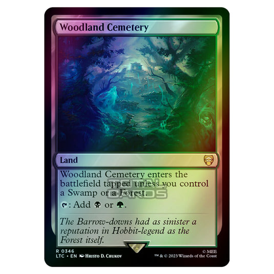 Magic The Gathering - The Lord of the Rings - Tales of Middle-Earth - Commander - Woodland Cemetery - 0346 (Foil)