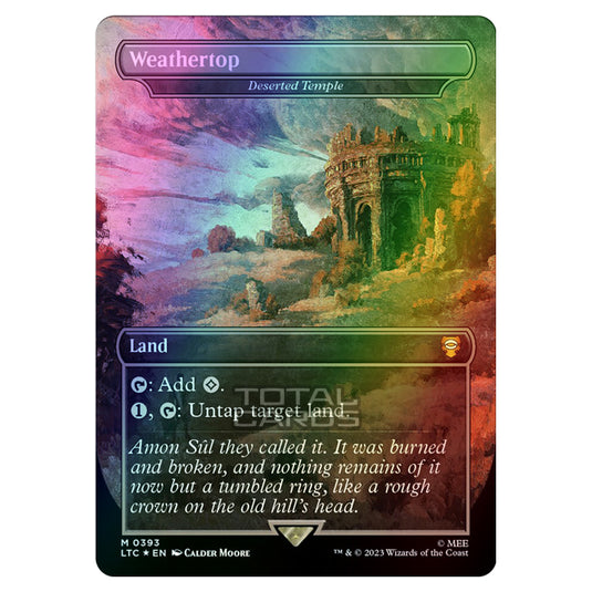 Magic The Gathering - The Lord of the Rings - Tales of Middle-Earth - Commander - Deserted Temple - 0393 (Foil)