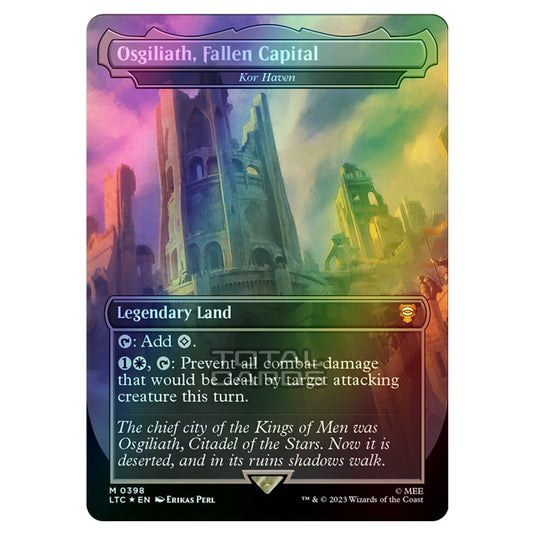 Magic The Gathering - The Lord of the Rings - Tales of Middle-Earth - Commander - Kor Haven - 0398 (Foil)