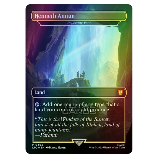 Magic The Gathering - The Lord of the Rings - Tales of Middle-Earth - Commander - Reflecting Pool - 0403 (Foil)