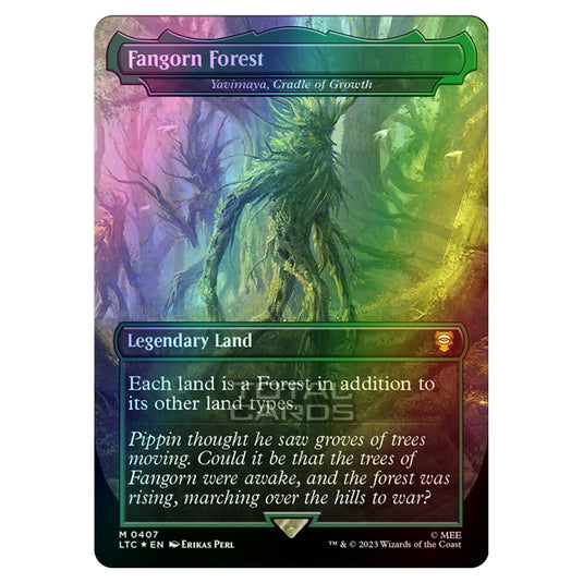 Magic The Gathering - The Lord of the Rings - Tales of Middle-Earth - Commander - Yavimaya, Cradle of Growth - 0407 (Foil)