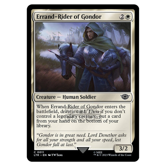 Magic The Gathering - The Lord of the Rings - Tales of Middle-Earth - Errand-Rider of Gondor - 0011