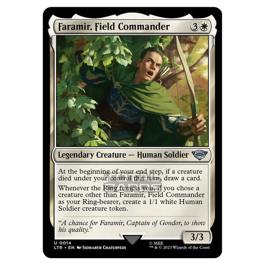 Magic The Gathering - The Lord of the Rings - Tales of Middle-Earth - Faramir, Field Commander - 0014
