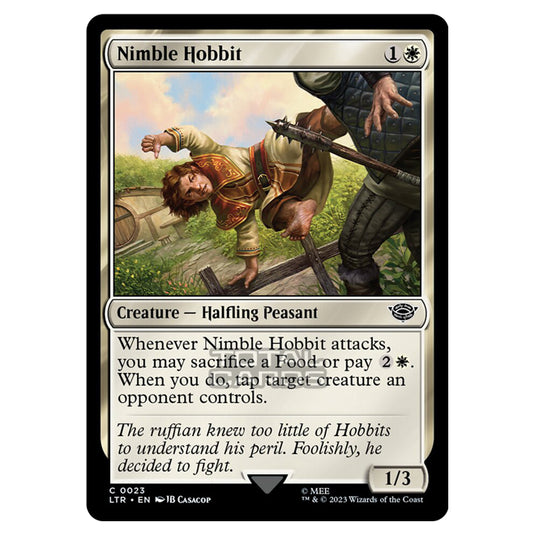 Magic The Gathering - The Lord of the Rings - Tales of Middle-Earth - Nimble Hobbit - 0023