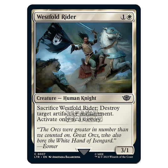 Magic The Gathering - The Lord of the Rings - Tales of Middle-Earth - Westfold Rider - 0037