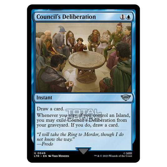 Magic The Gathering - The Lord of the Rings - Tales of Middle-Earth - Council's Deliberation - 0046