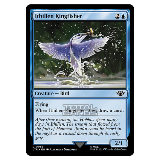 Magic The Gathering - The Lord of the Rings - Tales of Middle-Earth - Ithilien Kingfisher - 0058