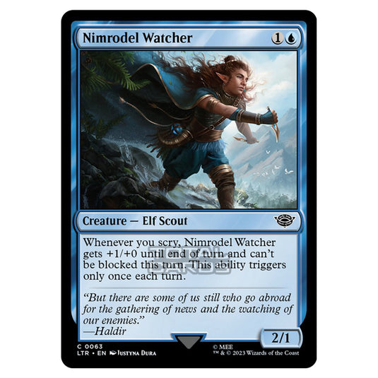 Magic The Gathering - The Lord of the Rings - Tales of Middle-Earth - Nimrodel Watcher - 0063