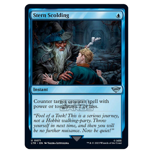 Magic The Gathering - The Lord of the Rings - Tales of Middle-Earth - Stern Scolding - 0071