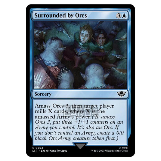 Magic The Gathering - The Lord of the Rings - Tales of Middle-Earth - Surrounded by Orcs - 0073