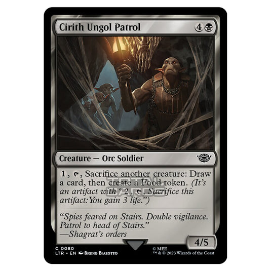 Magic The Gathering - The Lord of the Rings - Tales of Middle-Earth - Cirith Ungol Patrol - 0080