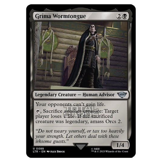 Magic The Gathering - The Lord of the Rings - Tales of Middle-Earth - Gríma Wormtongue - 0088