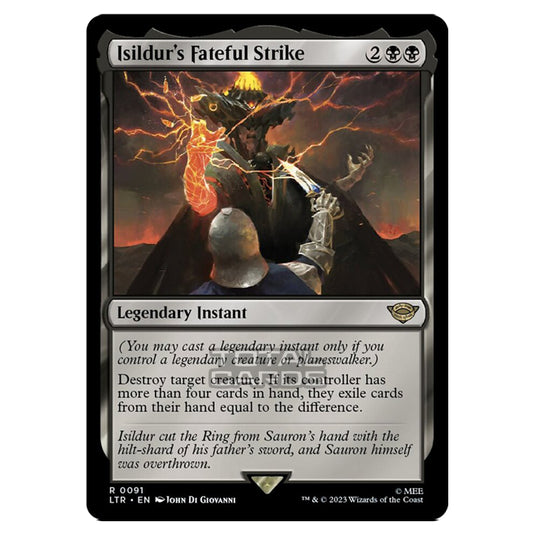 Magic The Gathering - The Lord of the Rings - Tales of Middle-Earth - Isildur's Fateful Strike - 0091