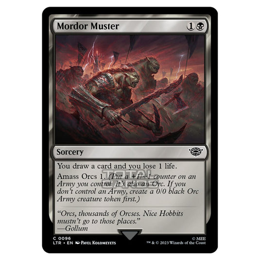 Magic The Gathering - The Lord of the Rings - Tales of Middle-Earth - Mordor Muster - 0096