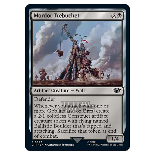 Magic The Gathering - The Lord of the Rings - Tales of Middle-Earth - Mordor Trebuchet - 0097