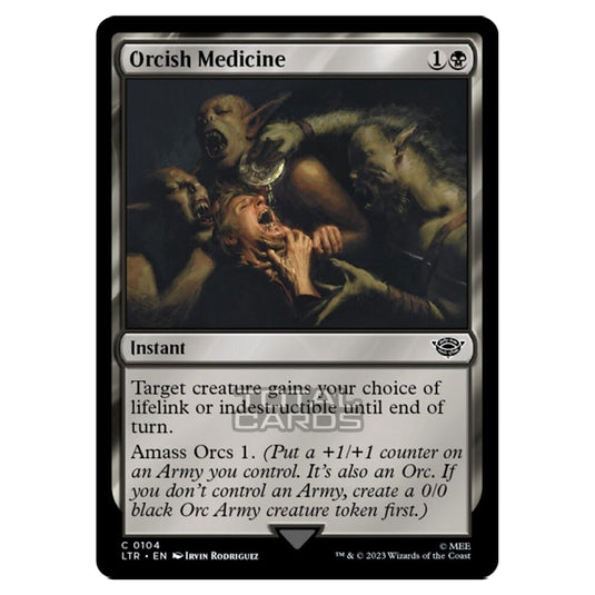 Magic The Gathering - The Lord of the Rings - Tales of Middle-Earth - Orcish Medicine - 0104