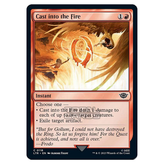 Magic The Gathering - The Lord of the Rings - Tales of Middle-Earth - Cast into the Fire - 0118