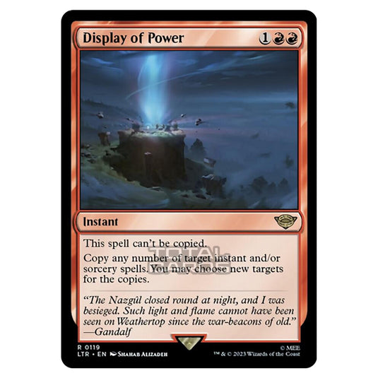 Magic The Gathering - The Lord of the Rings - Tales of Middle-Earth - Display of Power - 0119