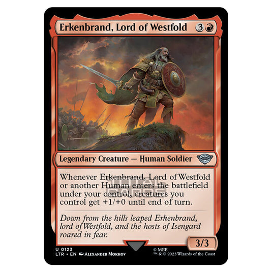 Magic The Gathering - The Lord of the Rings - Tales of Middle-Earth - Erkenbrand, Lord of Westfold - 0123