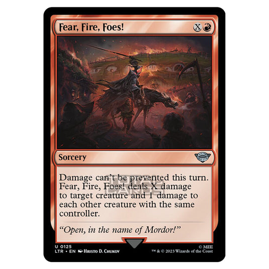 Magic The Gathering - The Lord of the Rings - Tales of Middle-Earth - Fear, Fire, Foes! - 0125