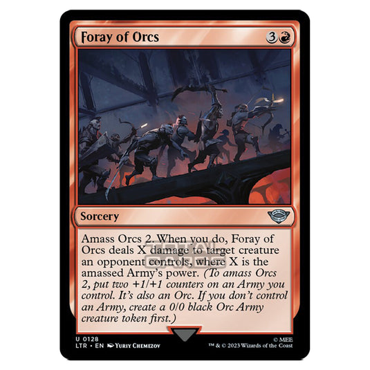 Magic The Gathering - The Lord of the Rings - Tales of Middle-Earth - Foray of Orcs - 0128