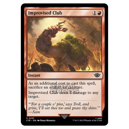 Magic The Gathering - The Lord of the Rings - Tales of Middle-Earth - Improvised Club - 0137