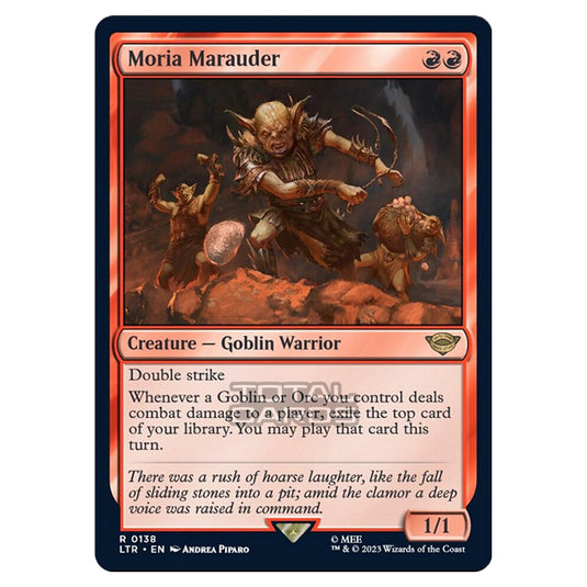 Magic The Gathering - The Lord of the Rings - Tales of Middle-Earth - Moria Marauder - 0138